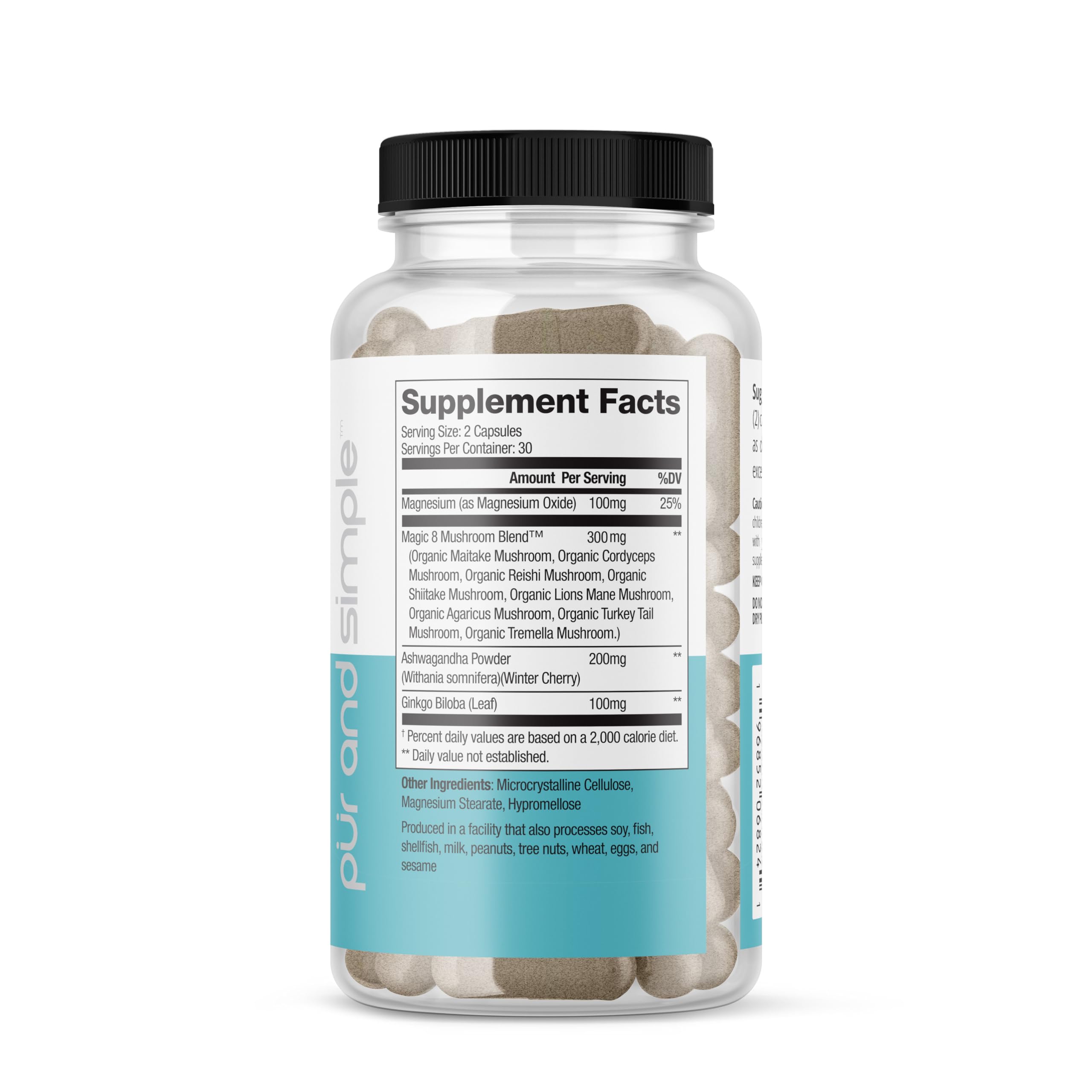 Pur Wellness Elevate label front showing 60-capsule supply.
