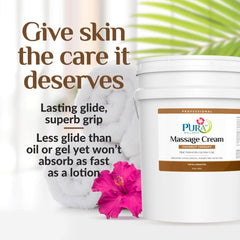 PURA 1st Coconut Therapy unscented cream texture for smooth glide.