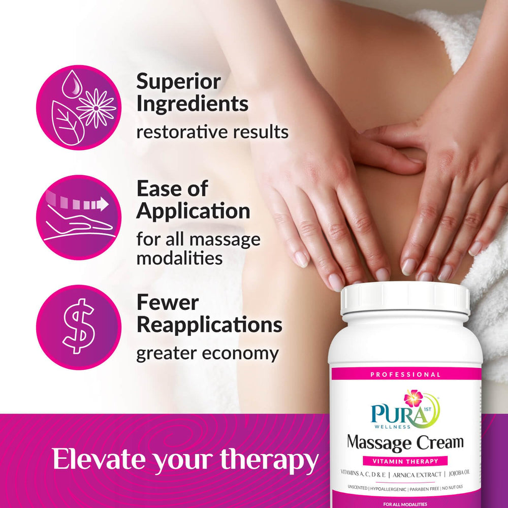 PURA 1st Non-greasy texture close-up demonstrates easy application after treatment.