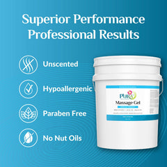 PURA 1st Unscented gel texture with smooth glide and hydration.