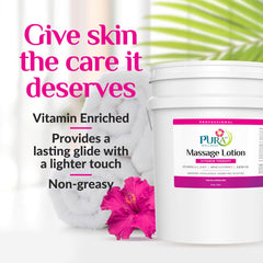 PURA 1st Vitamin with Arnica and Jojoba for soothing relief during massage.