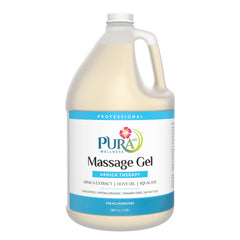 PURA 1st Arnica Therapy bottle with pump for easy, mess-free application.