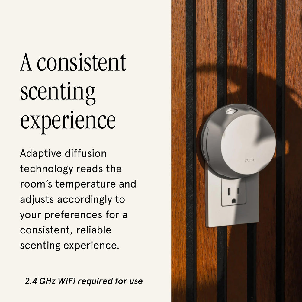 Pura 4 auto vial detection supports effortless fragrance switching.