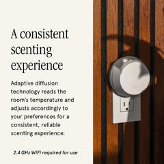 Pura 4 auto vial detection supports effortless fragrance switching.