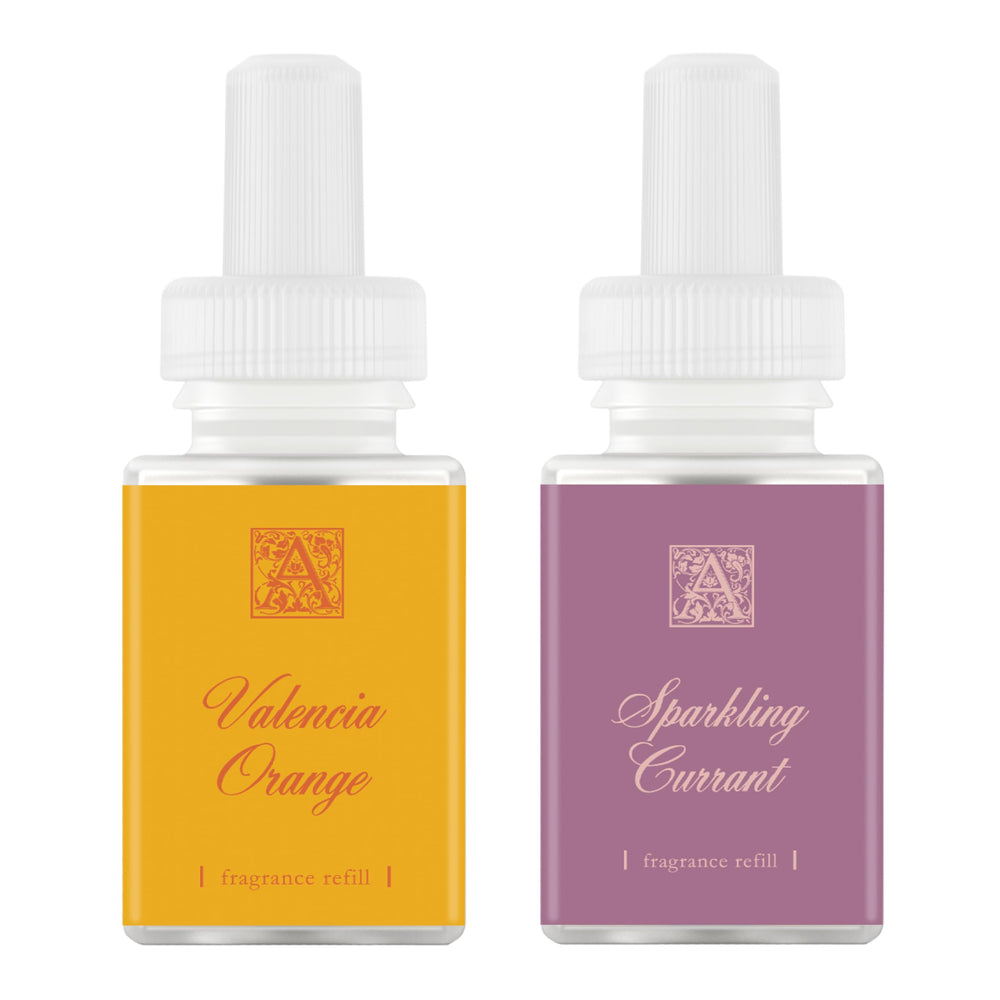 Pura 4 diffuser Sparkling Currant refill delivers fresh berry scent for bright mornings.