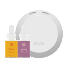 Pura 4 diffuser Valencia Orange refill boosts citrus aroma for living spaces.