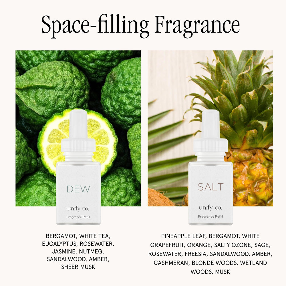 Pura 4 Salt refill packaging for warm, citrusy home scent