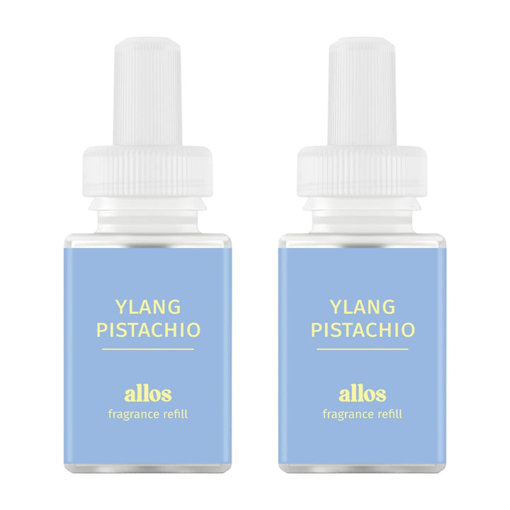 Pura Allos Ylang Pistachio refill pack for a calming home scent.
