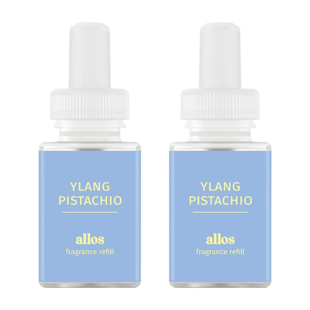 Pura Allos Ylang Pistachio refill pack for a calming home scent.