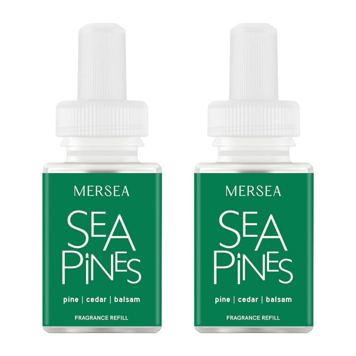 Pura Mersea Sea Pines refill bottle enhances layered aroma for your diffuser.
