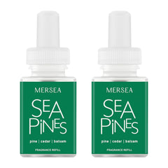 Pura Mersea Sea Pines refill bottle enhances layered aroma for your diffuser.