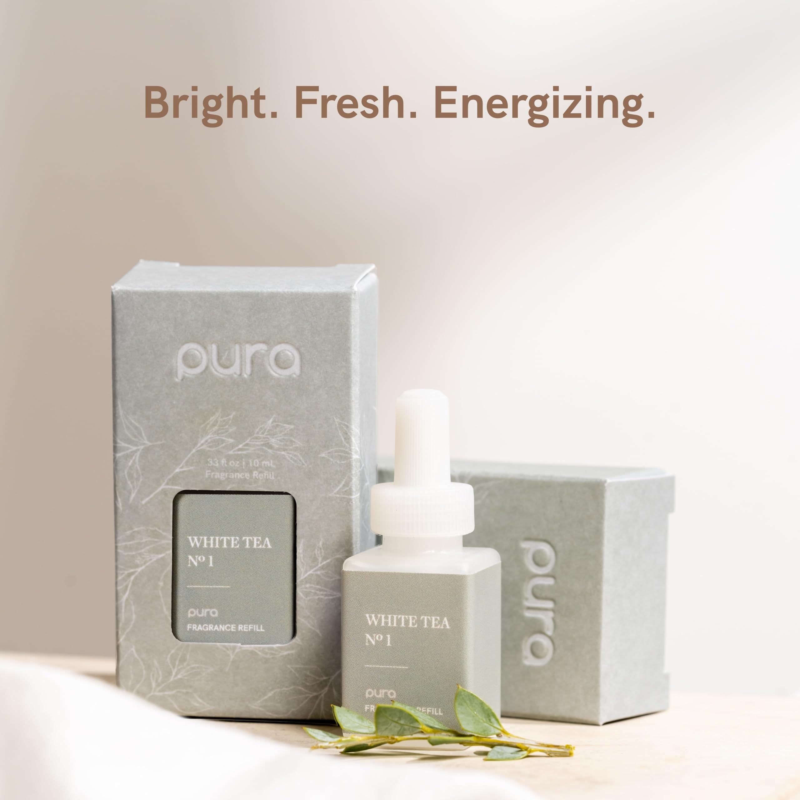 Pura refill packaging highlighting cruelty-free formulation and premium aroma experience