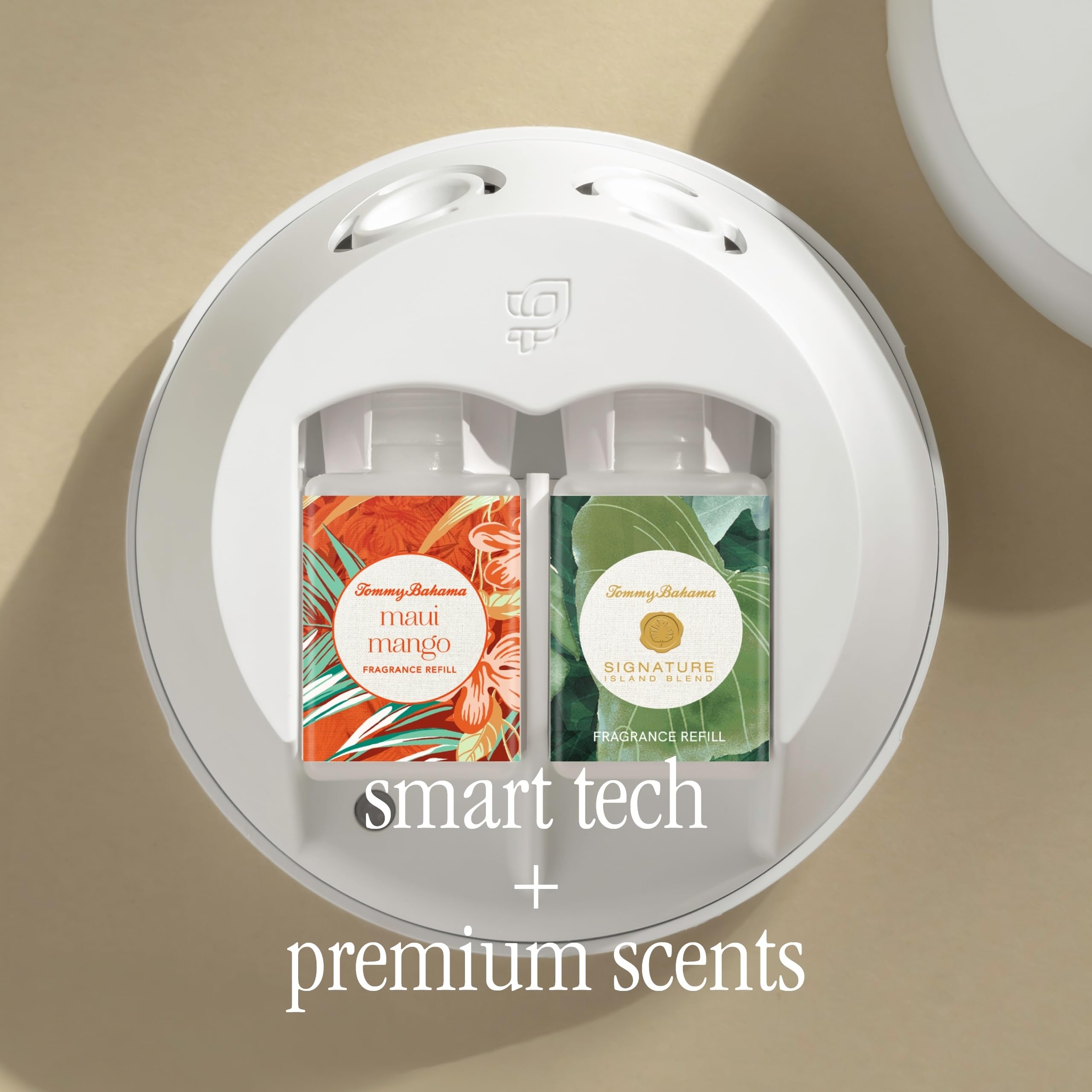Pura room aroma experience captures inviting scent that enhances ambiance.