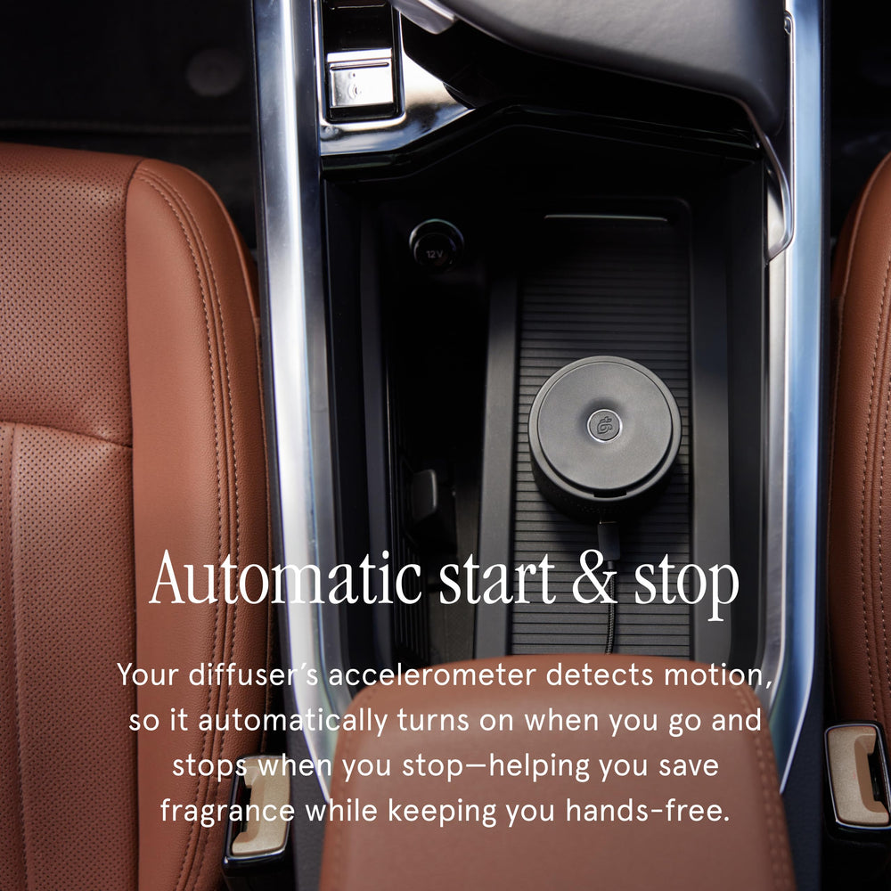 Pura Santorini in-car setup shows straightforward installation.