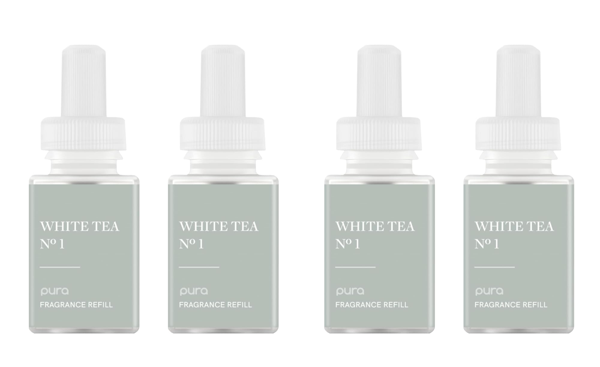 Pura Smart Diffuser front view with white-tea-no1 aroma for a calming home mood