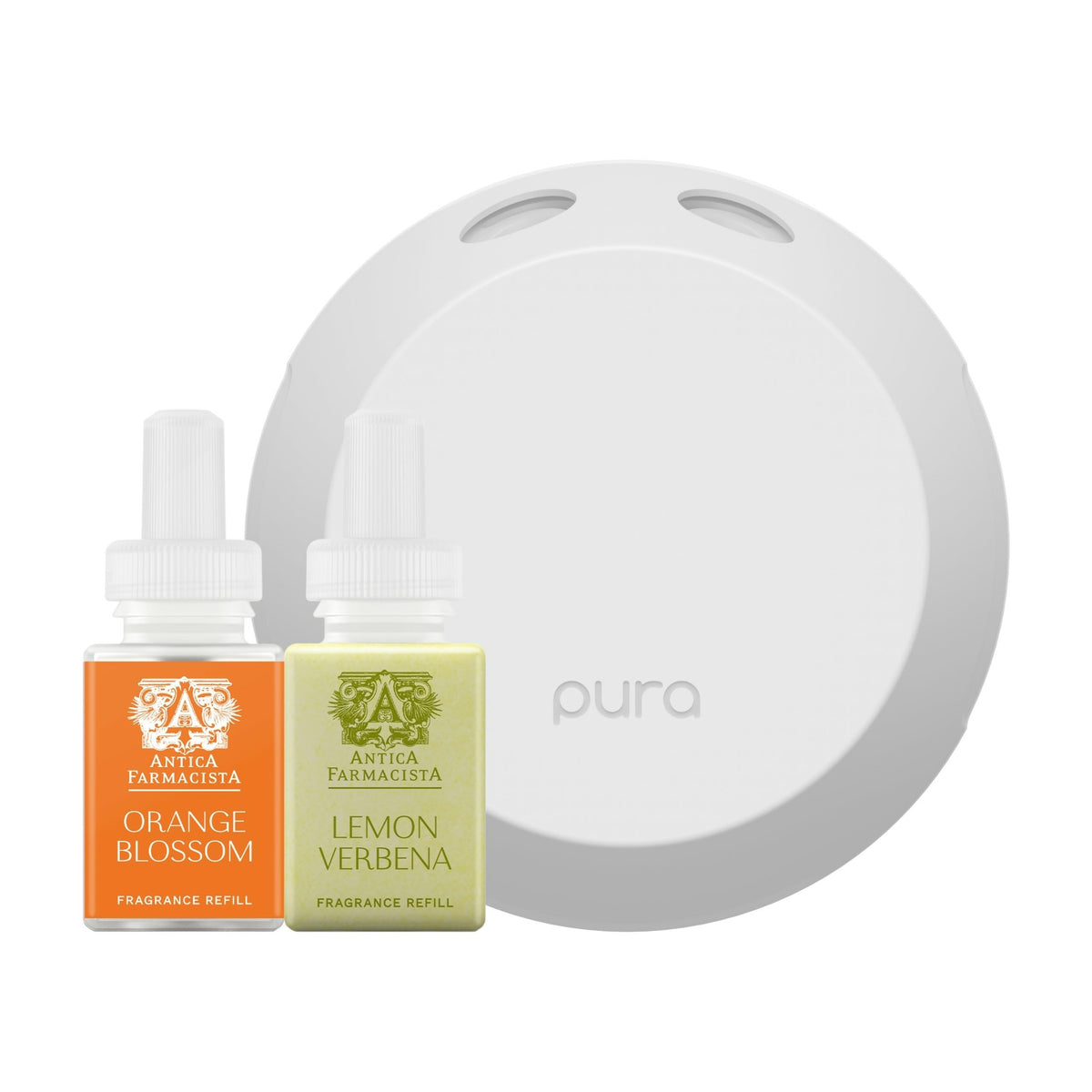Pura 4 diffuser front view showing sleek design for modern spaces