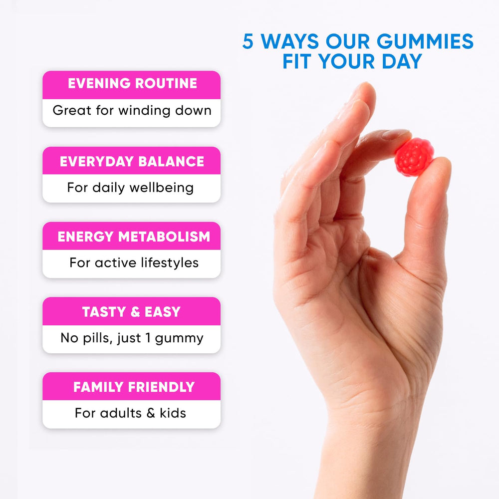 Packaging box emphasizes vegan, non-GMO ingredients and no gelatin in PURA WEX gummies.