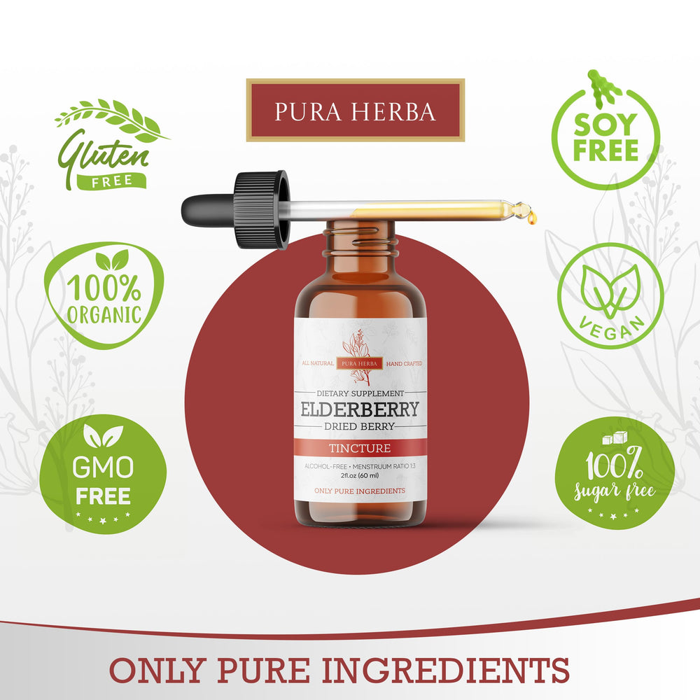 Pura Herba liquid drops pour action suggests quick absorption.