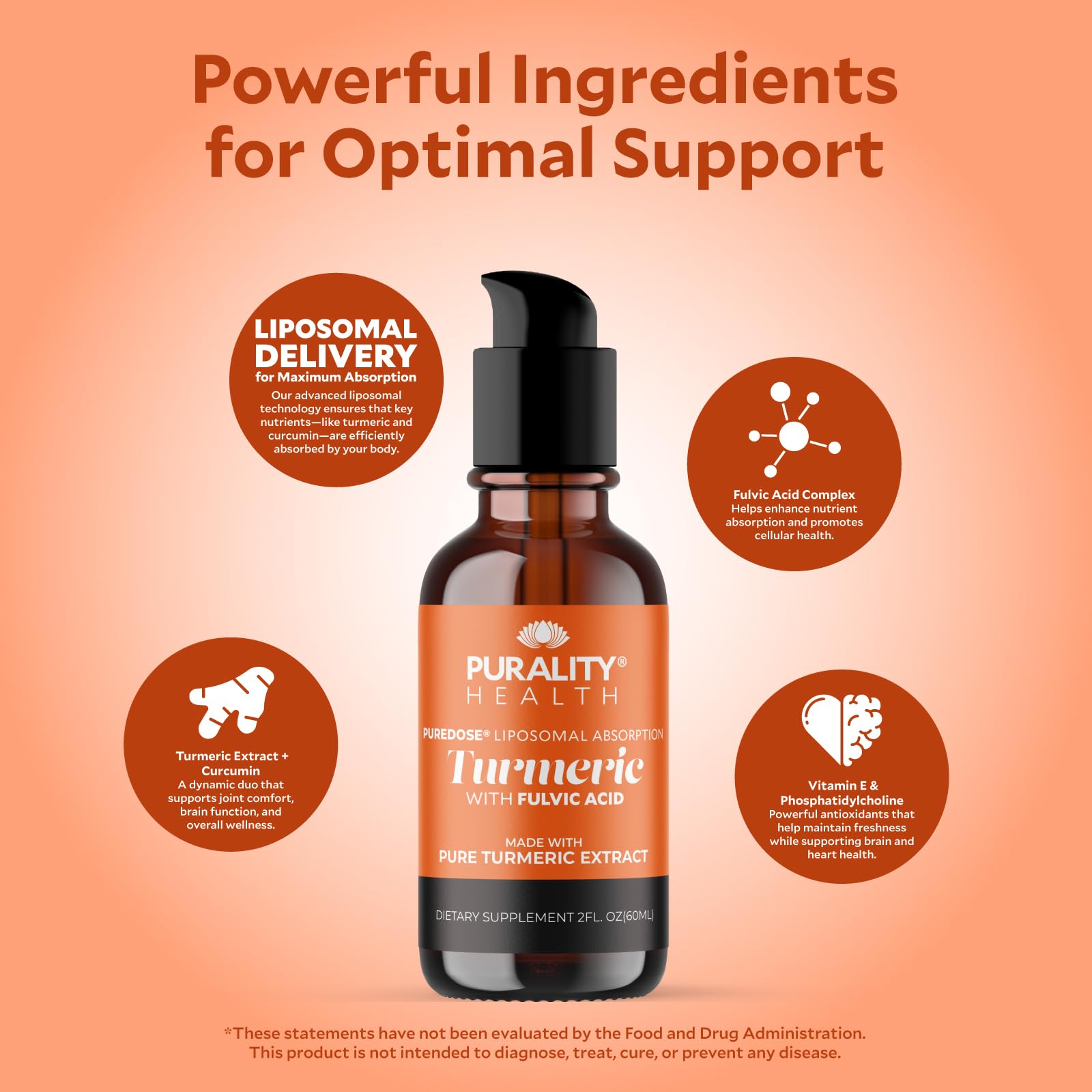 PURALITY HEALTH turmeric mixed in water shows flavorful daily use.