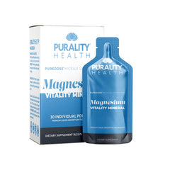 Purality Health Magnesium micelle liposomal pouch for enhanced absorption and daily support.