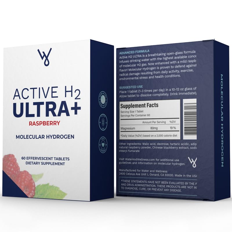 Purative Active H2 Ultra bottle with tablets ready for on-the-go wellness.