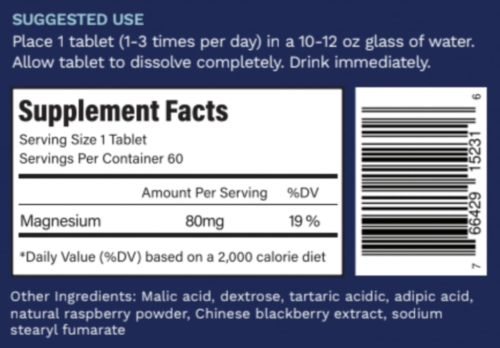 Purative Active H2 Ultra tablet dropping into a glass for quick hydrogen drink.