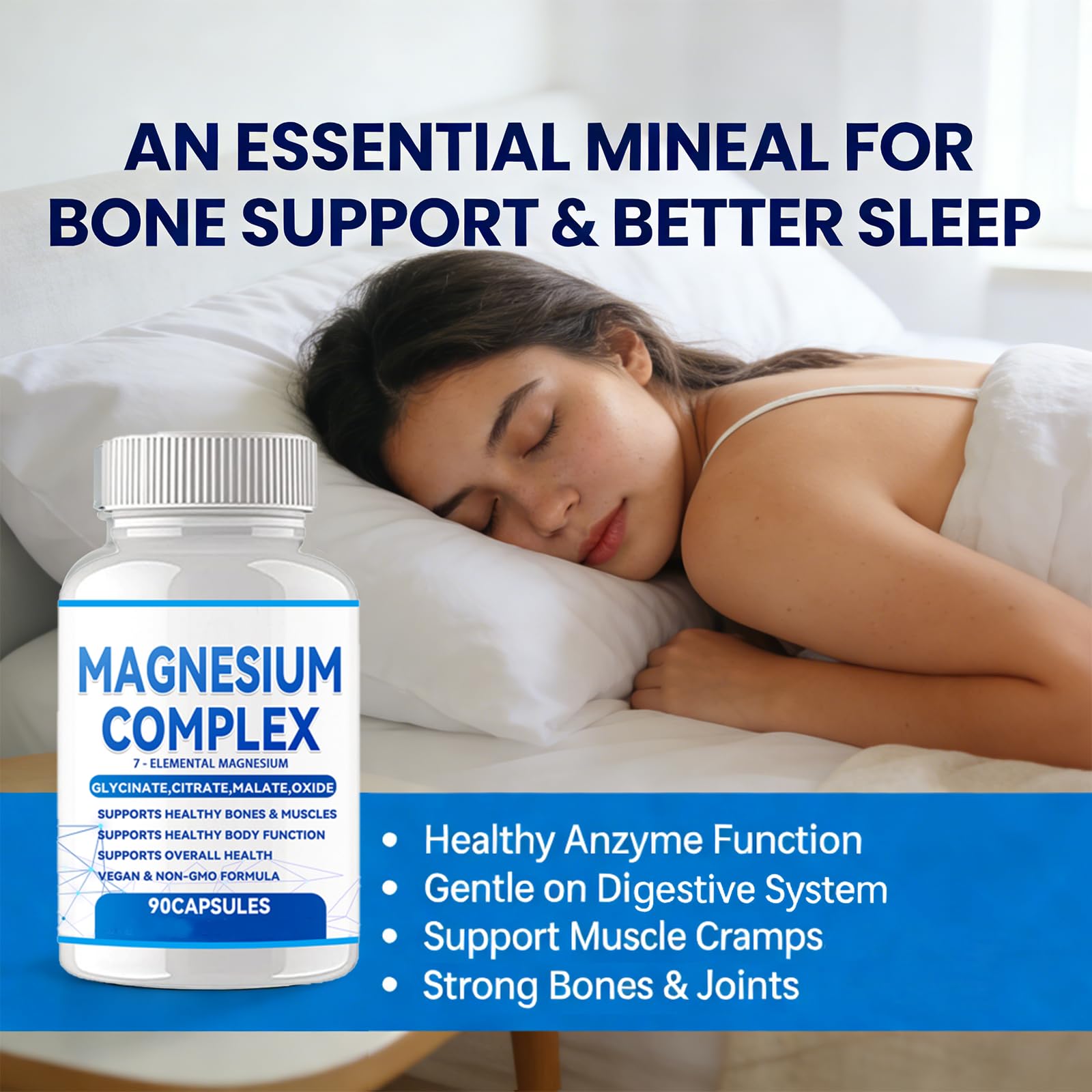 Puravita Magnesium Complex facts panel indicates dosage and ingredients.
