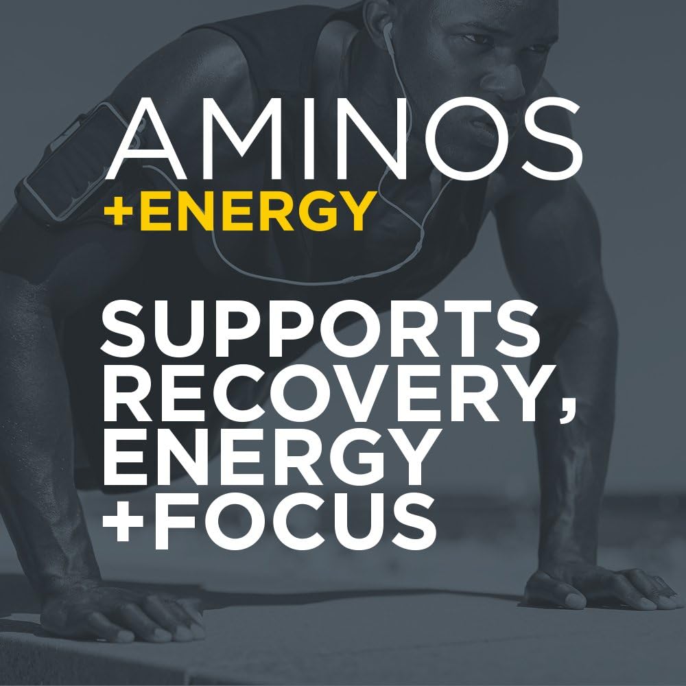 Purbolics Aminos + Energy lemon squeeze prepared drink promoting quick hydration and focus