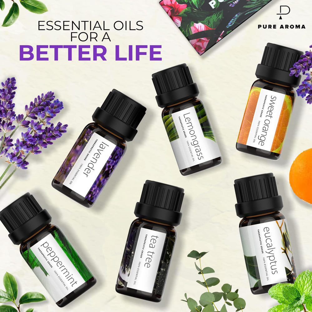 Pure Aroma Eucalyptus 10ml bottle ideal for refreshing diffuser blends.