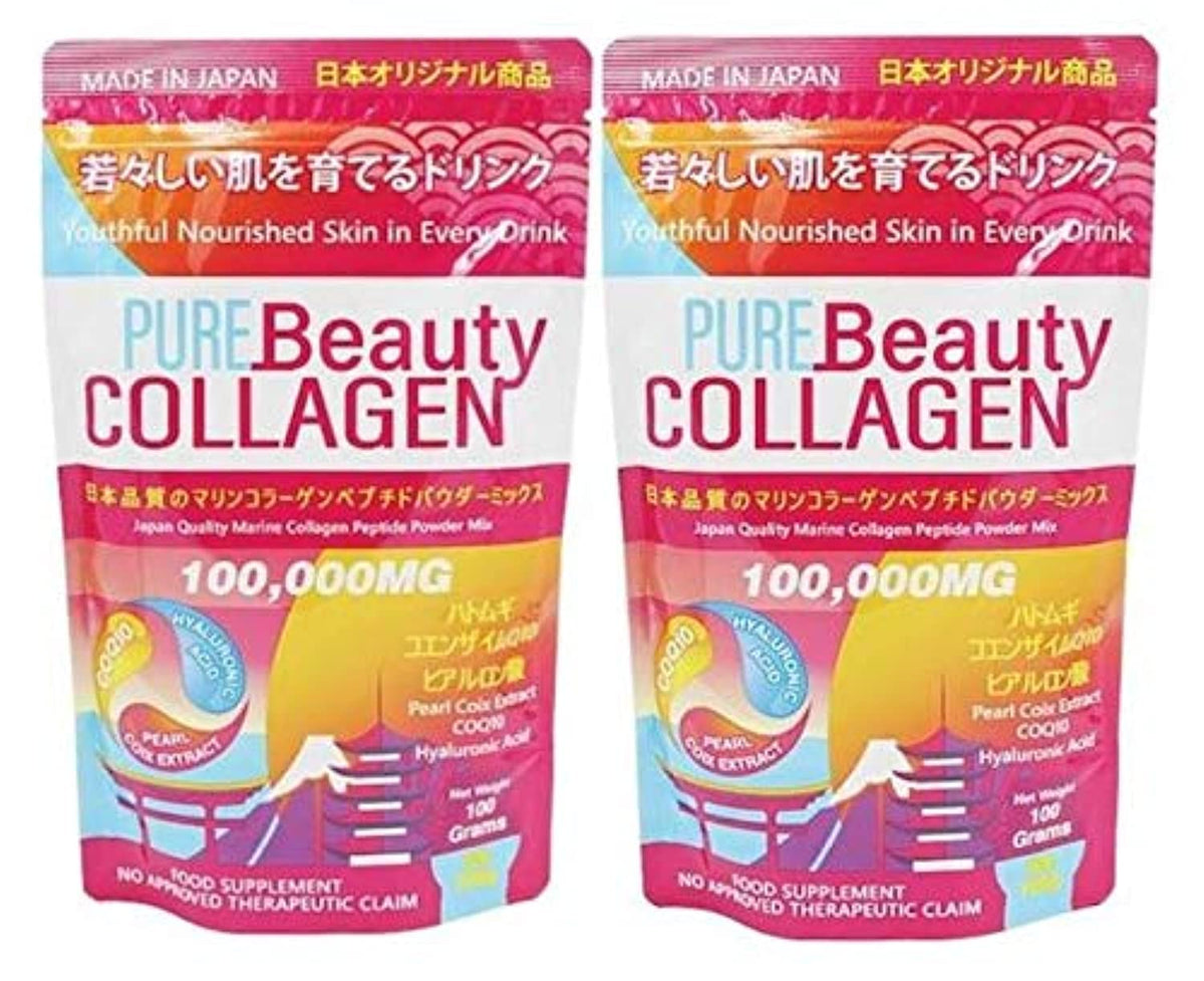 Pure Beauty Collagen bottle pour for easy daily nourishment and glow