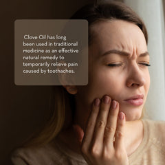 Pure Body Naturals clove bud oil offers a strong spicy aroma for mood boost.