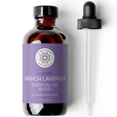 Pure Body Naturals French Lavender Blend bottle shown for aromatherapy and DIY projects