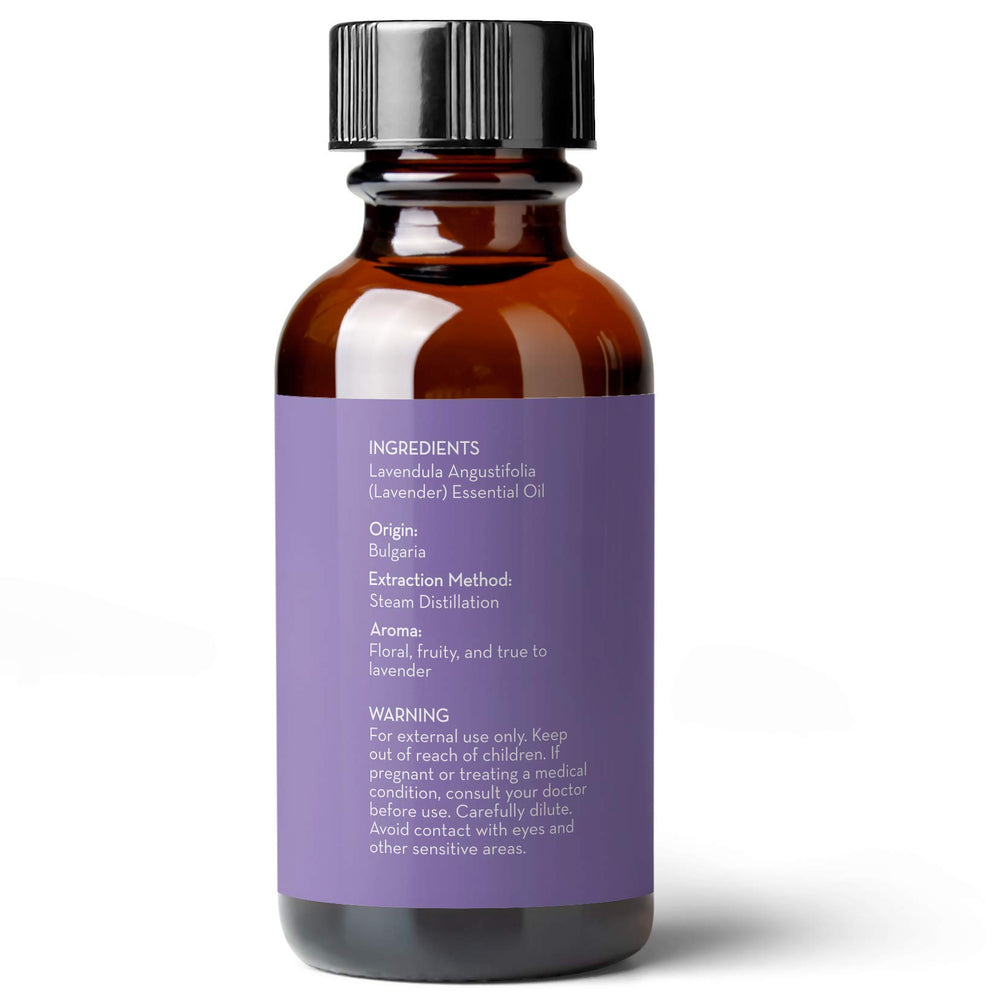 Pure Body Naturals lavender oil dropper for precise topical blends
