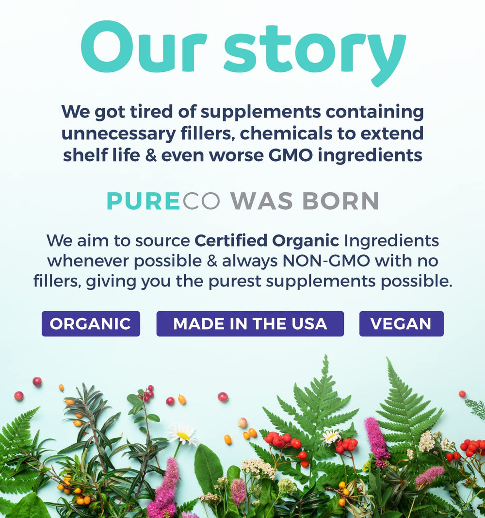 PURE CO Cranberry Pills sourced from USA and Canada farms