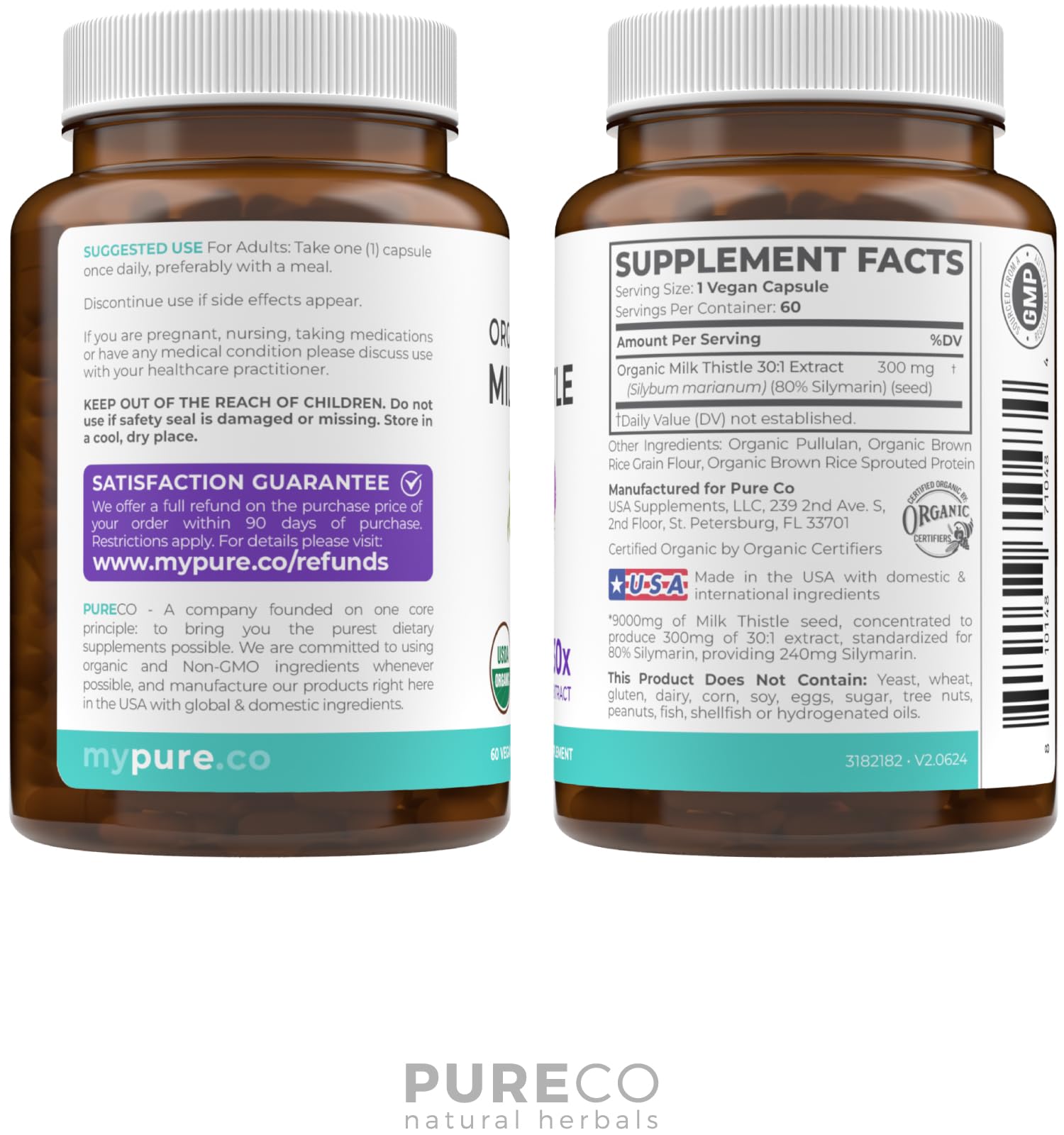 Pure Co lifestyle scene with glass of water implies daily supplement routine.