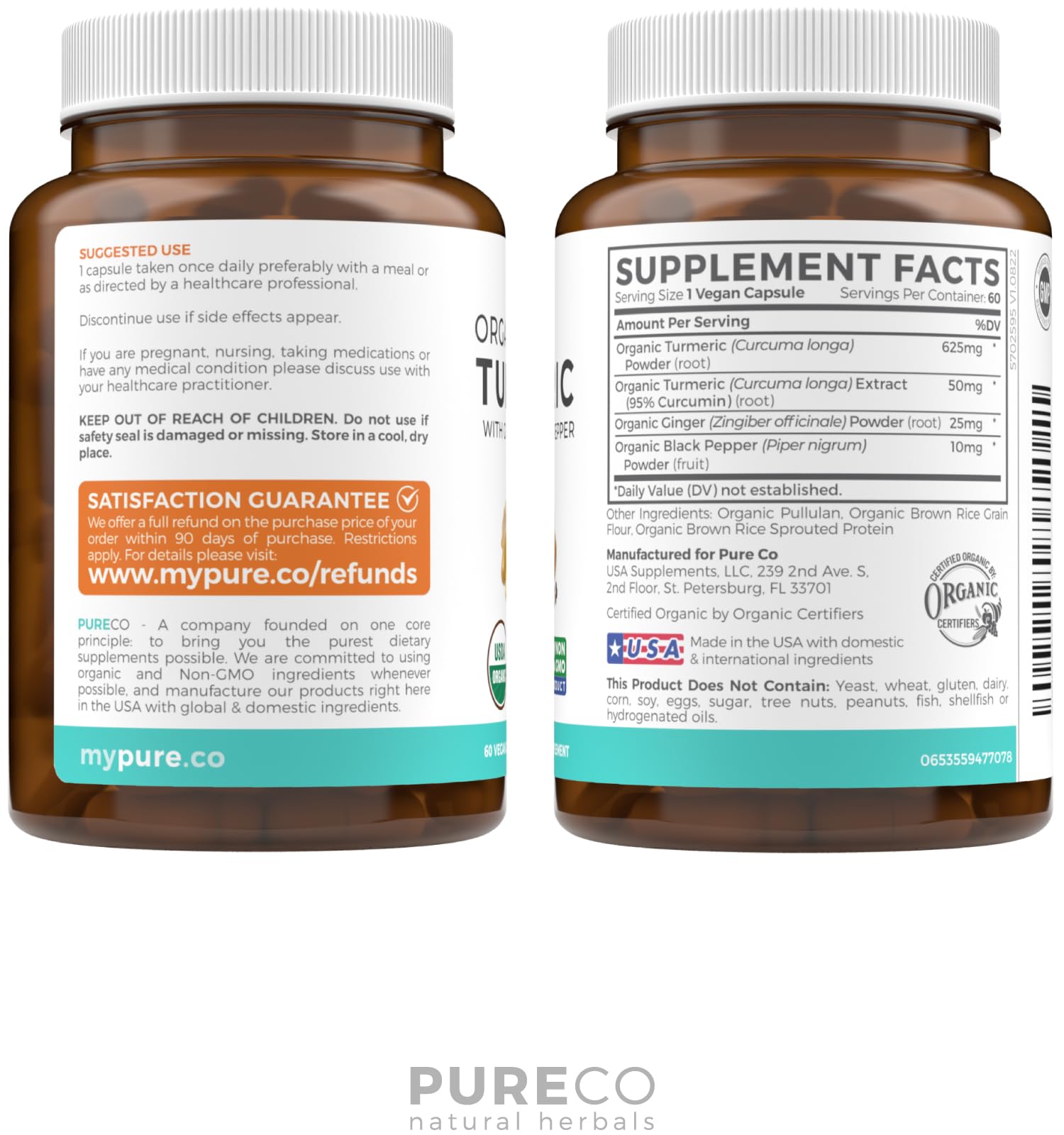 Pure Co packaging displays a one-month supply for easy budgeting