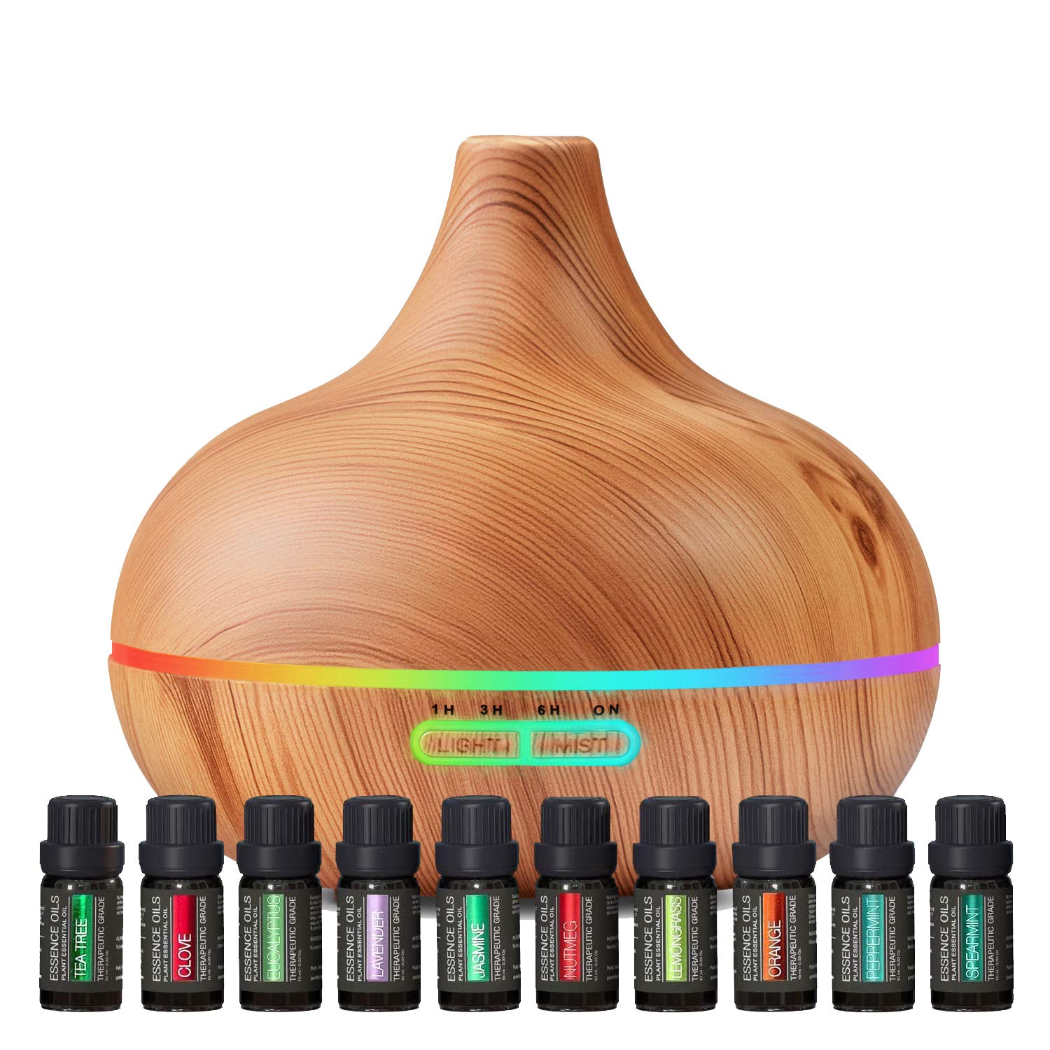 Pure Daily Care ultimate diffuser front view for ambient aromatherapy in any room