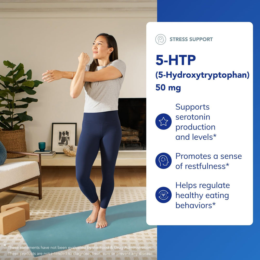 Pure Encapsulations 5-HTP label emphasizes premium ingredients.