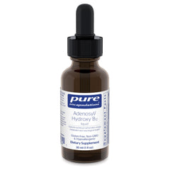 Pure Encapsulations Adenosyl/Hydroxy B12 Liquid bottle for potential energy support
