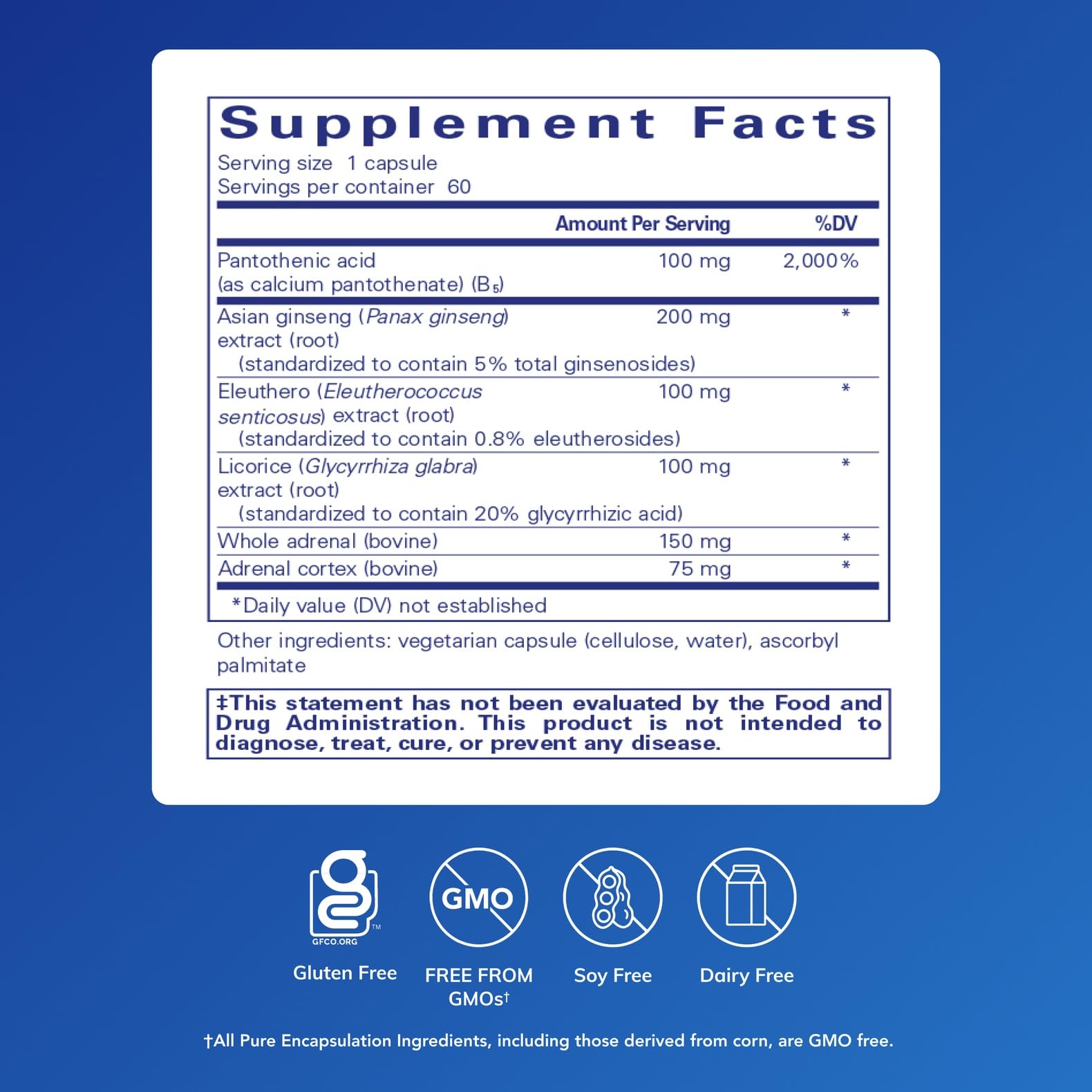 Pure Encapsulations ADR Formula bottle pour showing easy daily dosing.