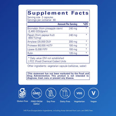 Pure Encapsulations A.I. Enzymes capsules close-up showing plant-based blend