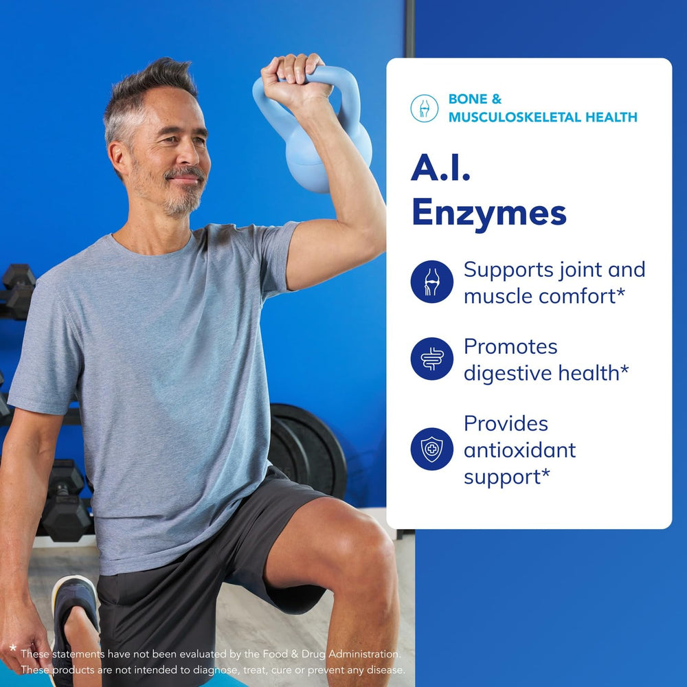 Pineapple and papaya-derived enzymes in the Pure Encapsulations blend