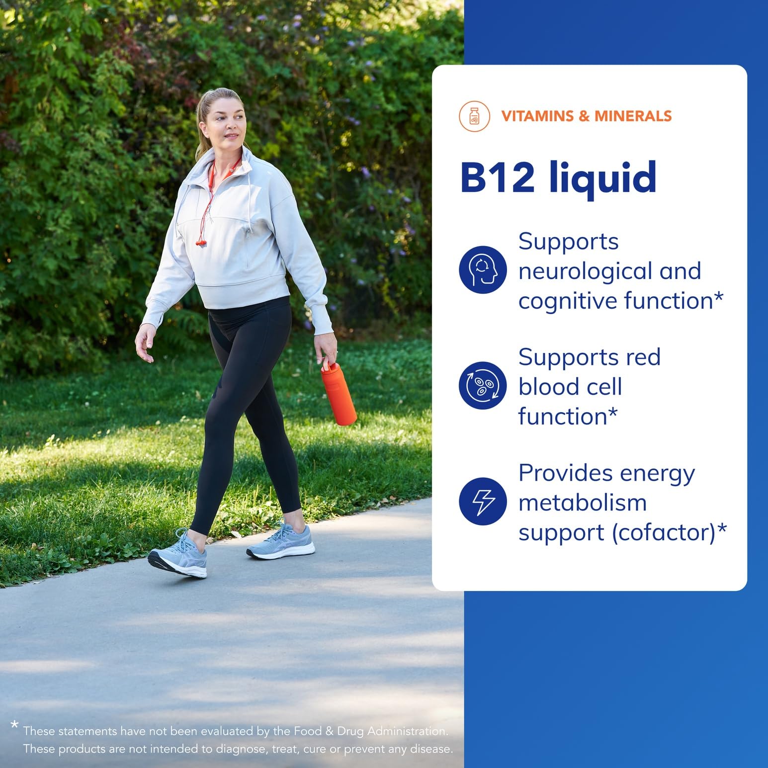 Pure Encapsulations B12 Liquid label closeup highlights purity and potency.