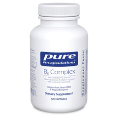 Pure Encapsulations B6 Complex bottle with label, hints at nervous system support