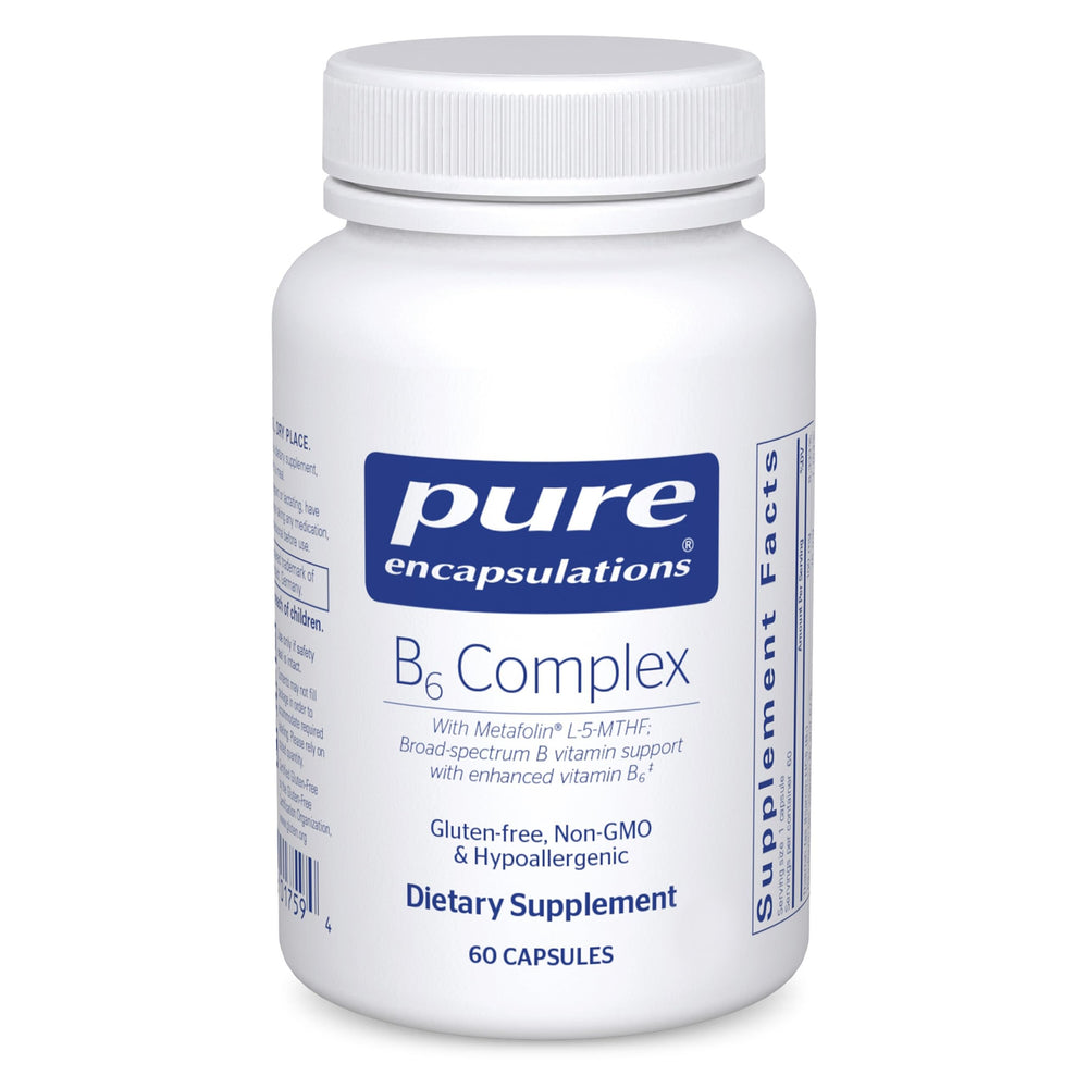 Pure Encapsulations B6 Complex bottle for daily nervous system support