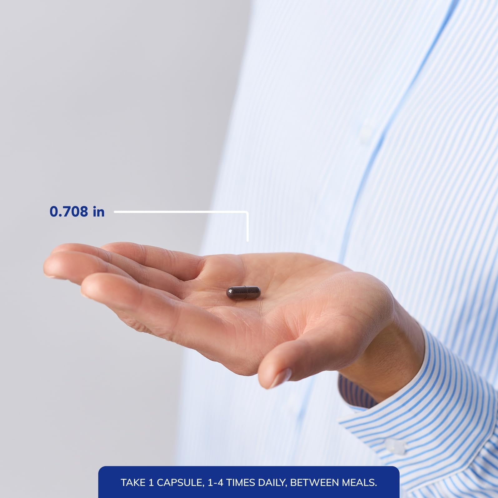 Packaging box image conveys precise potency and allergen-free formula for clean supplementation.