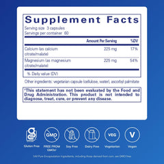 Pure Encapsulations calcium magnesium capsules ready for daily supplementation.