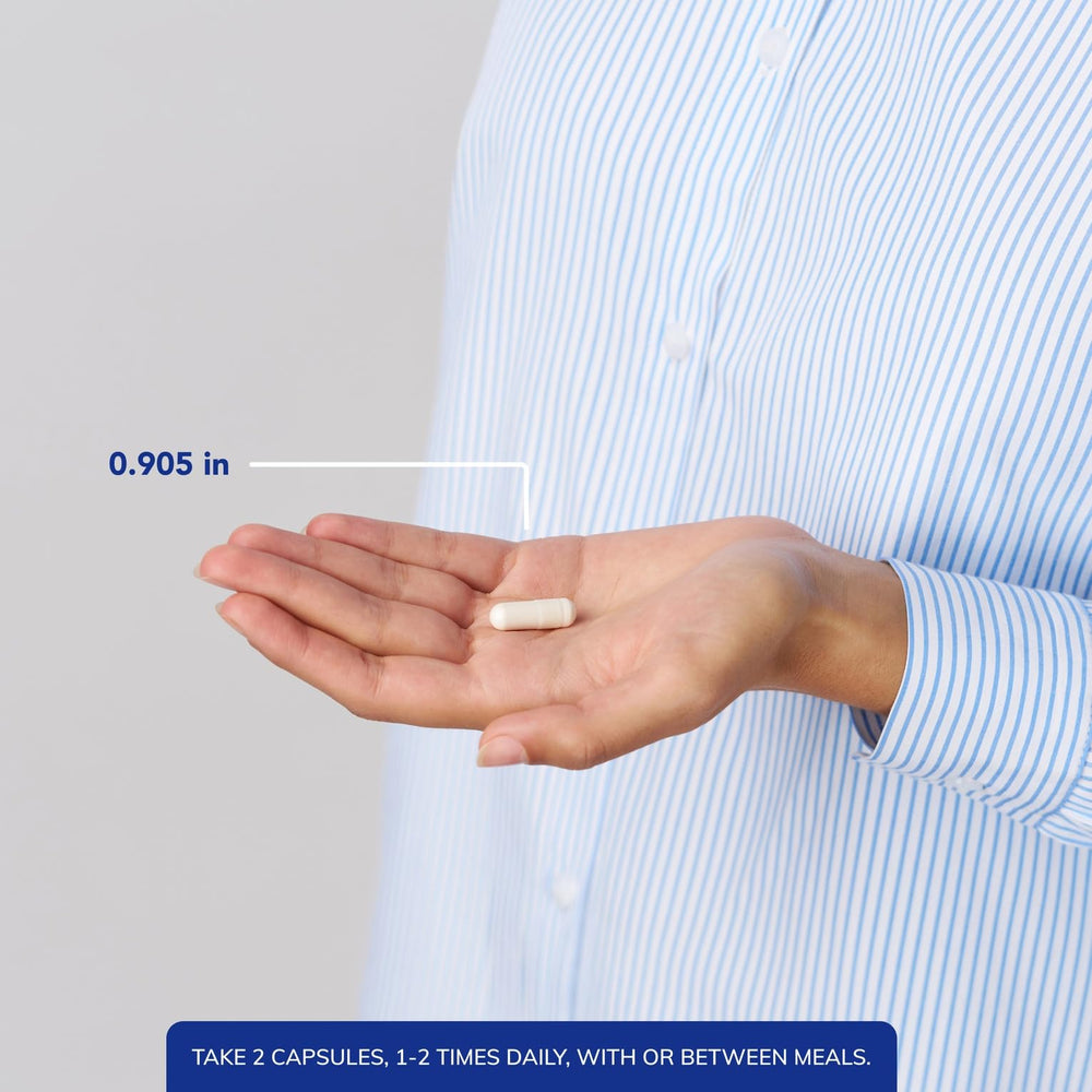 Pure Encapsulations Calcium MCHA label closeup highlighting ingredients and allergen-free promise