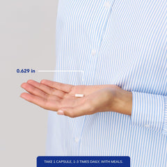 Supplement facts panel image showcasing chromium 200 mcg per capsule.