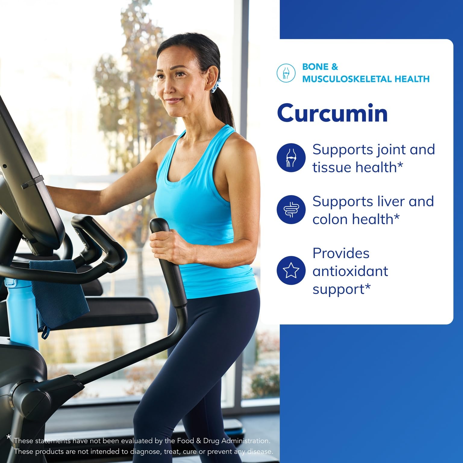 Pure Encapsulations Curcumin label back showing supplement details